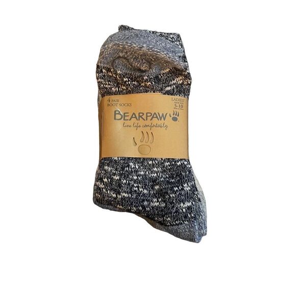 BEAR PAW 4 PACK BOOT SOCK — NAVY - Picture 3 of 3